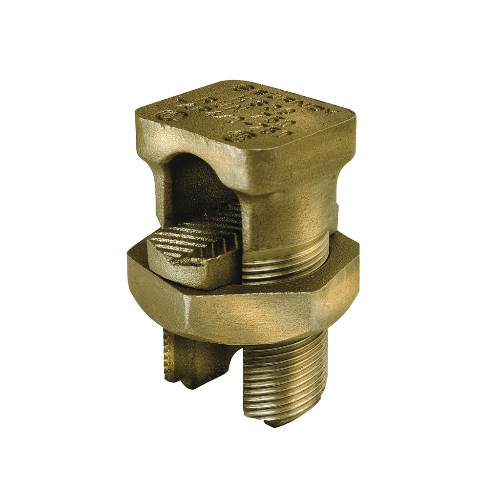 Copper Split Bolt, Cu: 1-4/0 AWG (Run & Tap)