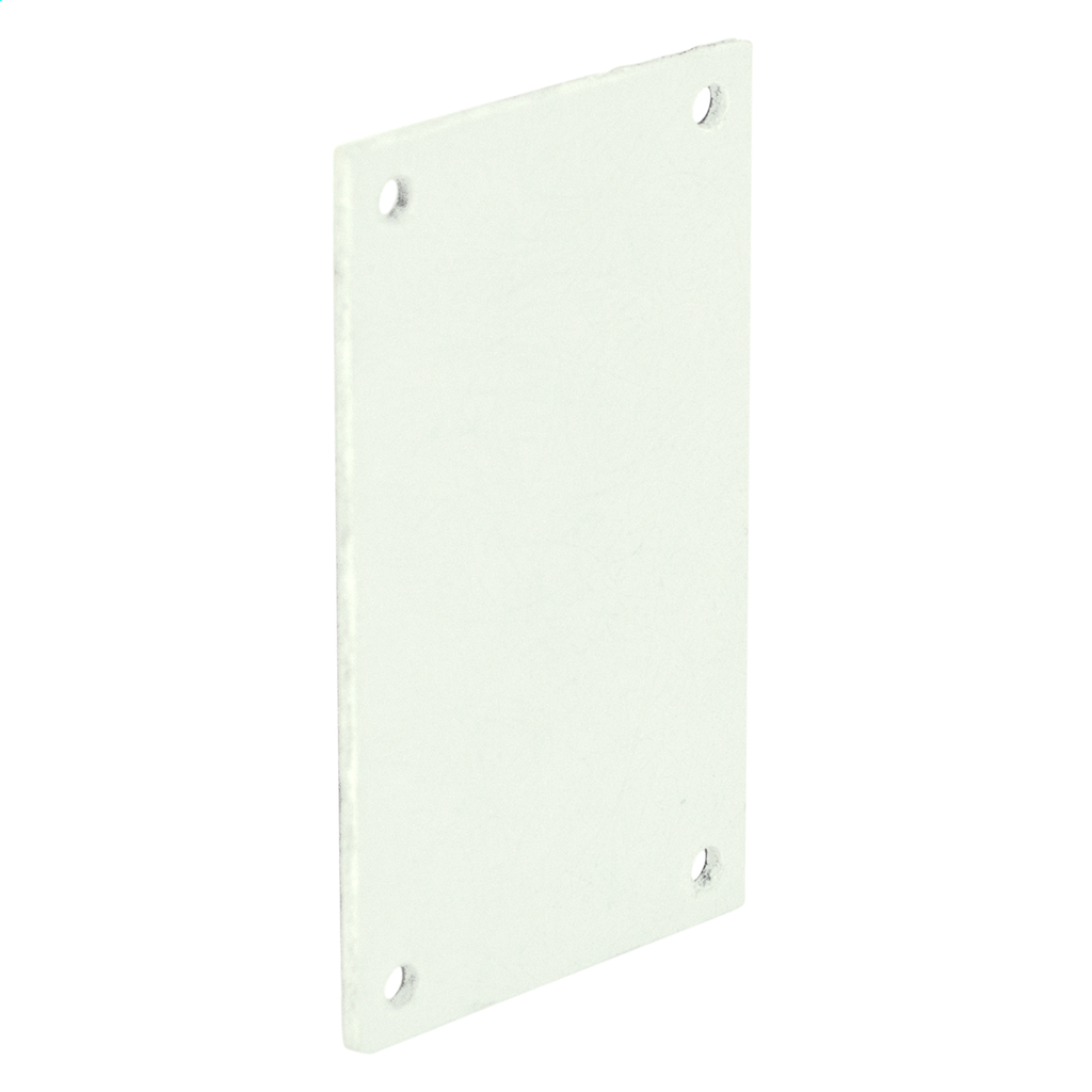 N1 Panel Adapter (Hinged-Cover/Screw-Cover Wireway) 4X4 Carbon Steel - Gray