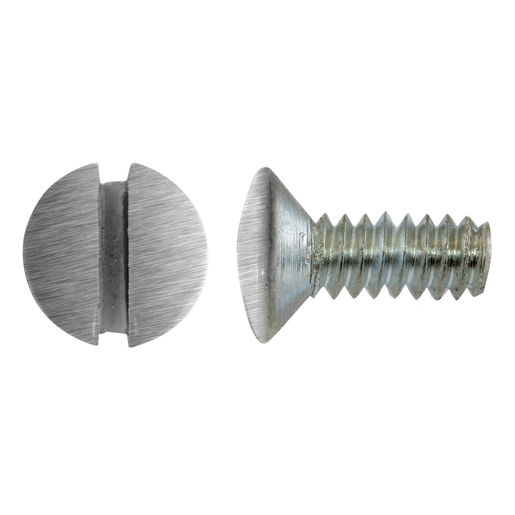 Replacement Wallplate Screws, 3/8", Stainless Steel, 100 Pack