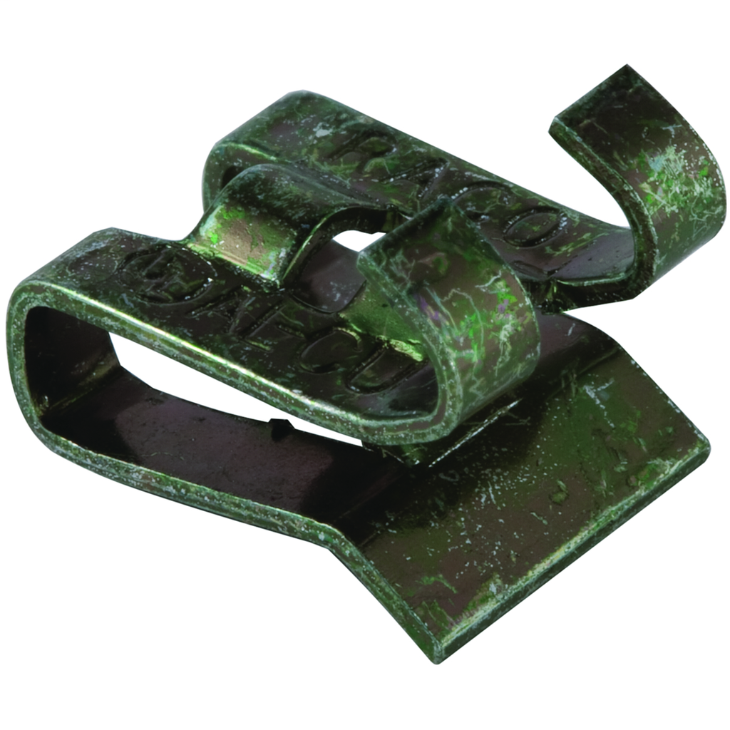 Green Ground Clip, for #14-#10 AWG, Copper (100/Clam)