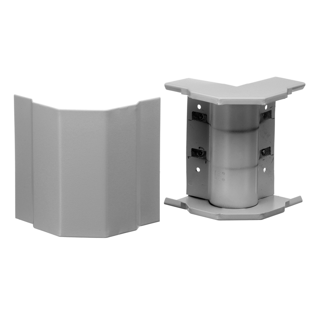 Metal Raceway, HBL6750 Series, Left/Right External Elbow, Gray