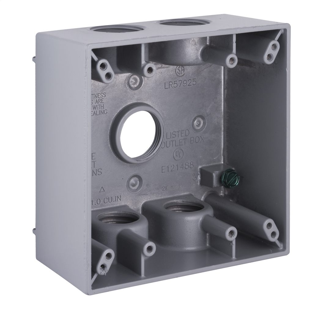 RACO 5345-0 (WB222) 2G 2 BOX W/LUG 5-3/4 OUTLETS ***