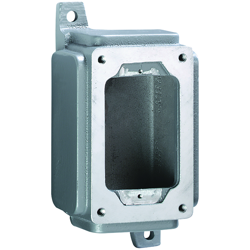 SWB Series - Aluminum Single-Gang Device Body For Use With XCS/XS/XT Cover Assemblies - 5-7/8 Inch X 3-5/8 Inch X 2-1/2 Inch