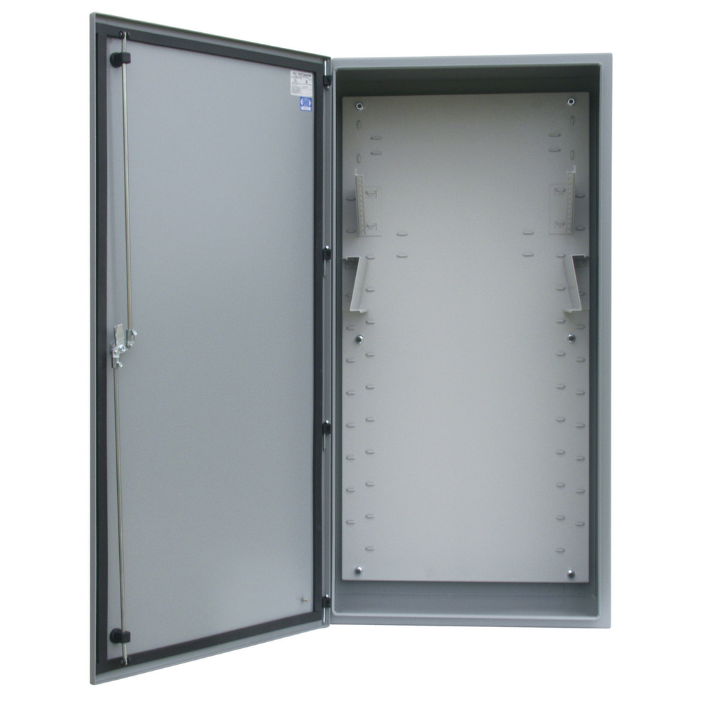 HI-IMPACT Remote Equipment Cabinet, 24", NEMA 4X, Stainless Steel