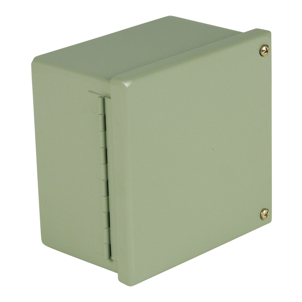 N12 JIC Hinged Screw-Cover 6X6X4 Carbon Steel - Gray