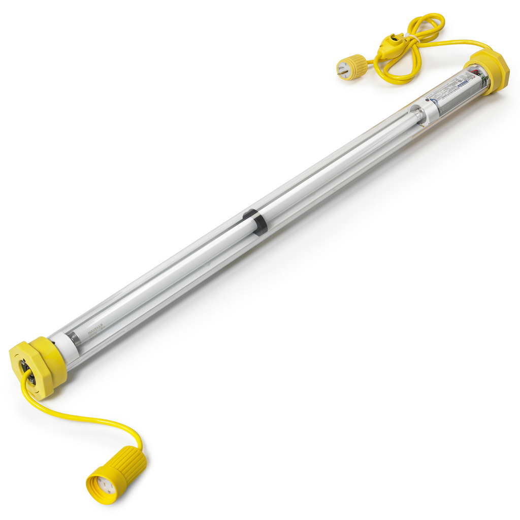 Temporary Lighting Products, 34.5" , 25W, 2125 Lumen Output, Fluorescent String Light, With Hanging Straps