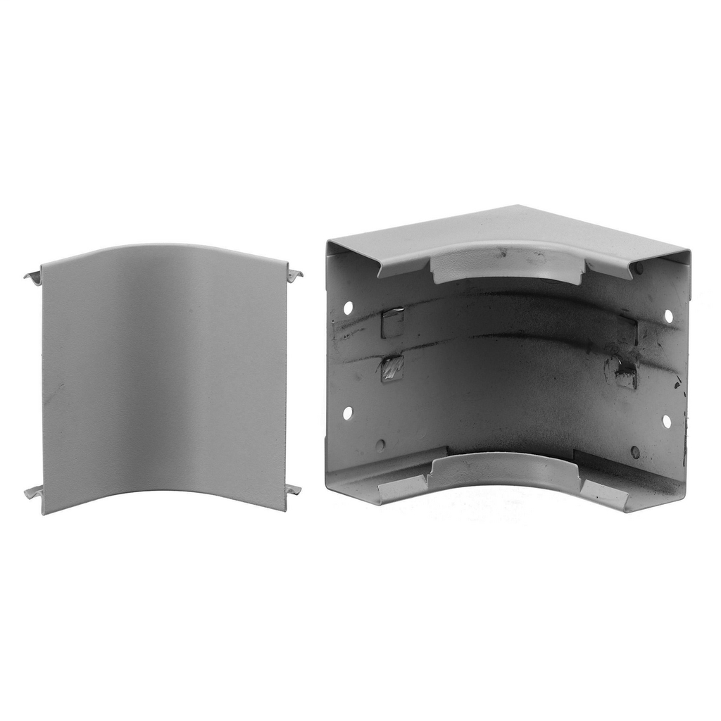 Metal Raceway, Internal Elbow, HBL4750 Series, Gray