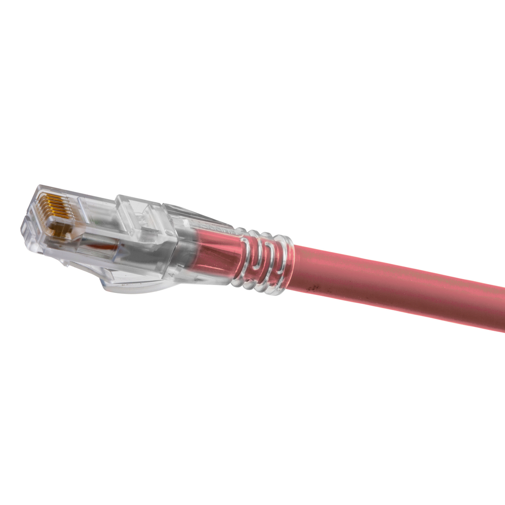 Copper Solutions, Patch Cords, Ascent, Cat6A, Slim, 20' Length, Pink