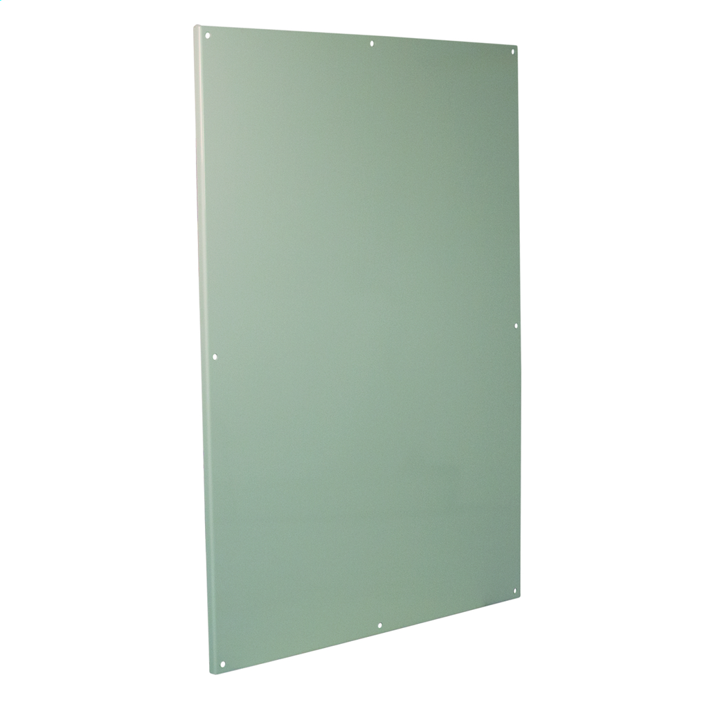 Back Panel (Double Door Floor-Mount) 68X68 Carbon Steel - White