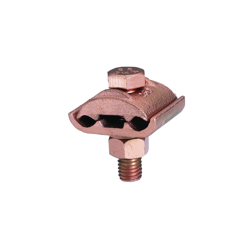 Ground Connector, CU CABLE: #5 AWG - #8 AWG TORQUE: 360 LB IN Tin Hot Plated