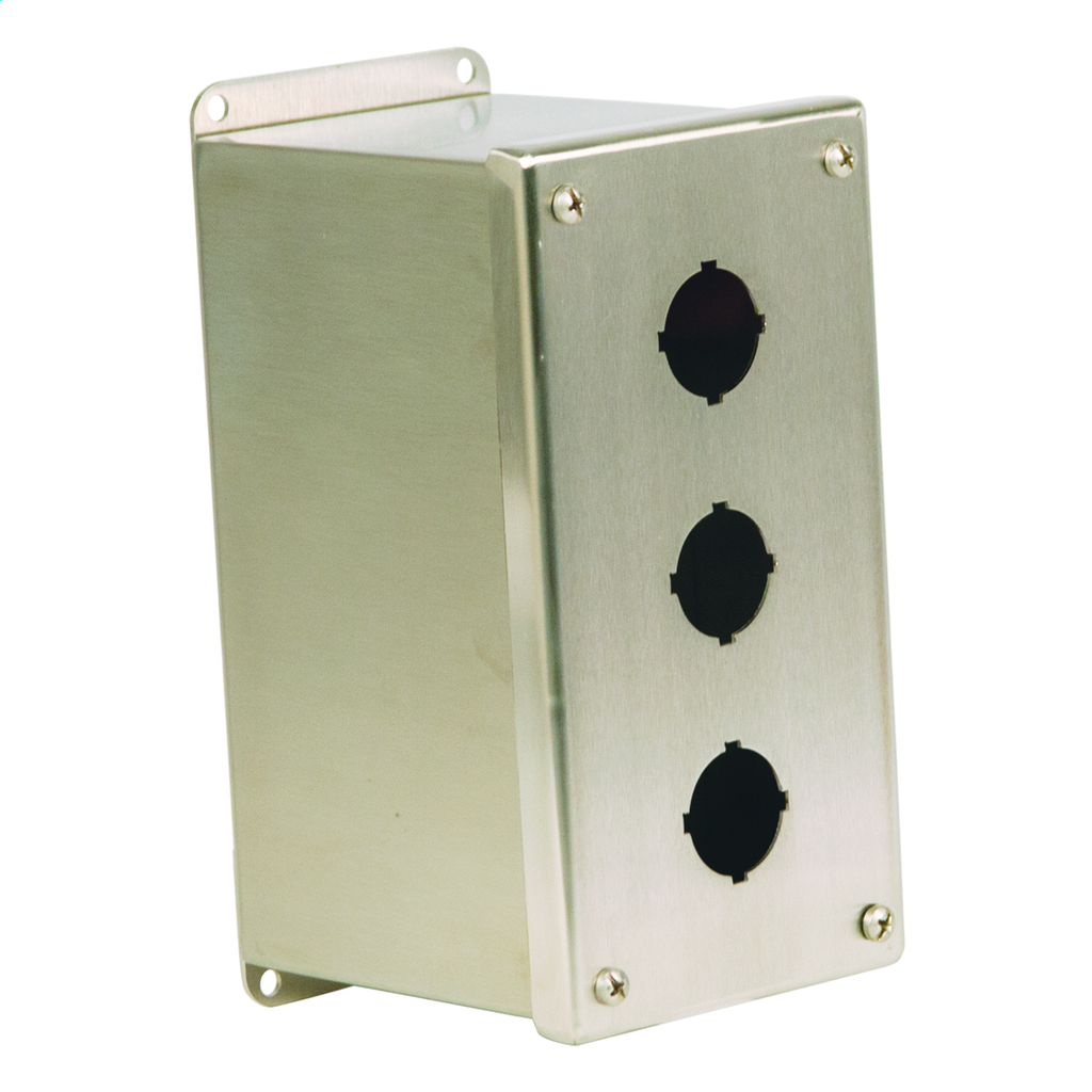 N4X 30.5 MM 4 Deep Pushbutton Enclosure 10X4X4.8 304 Stainless Steel