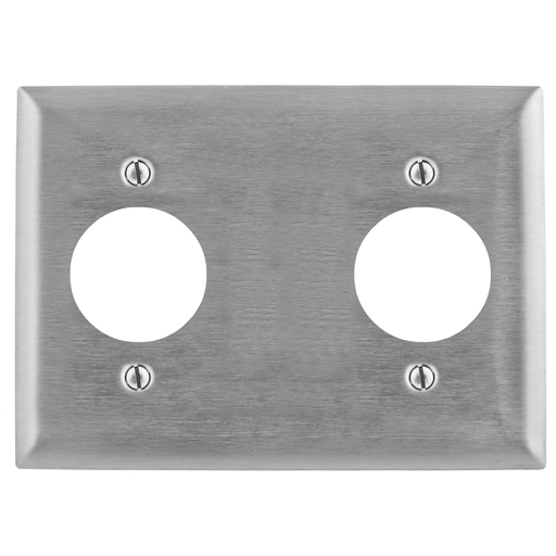 Product image for HWDK SS330 WALLPLATE, 3-G, 1.70"/BL