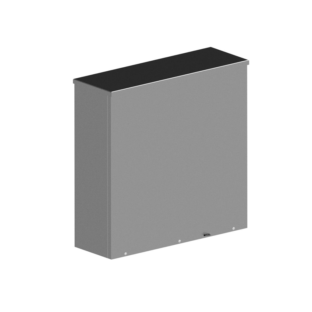 N3R Gutter 6X6X12 Carbon Steel - Gray