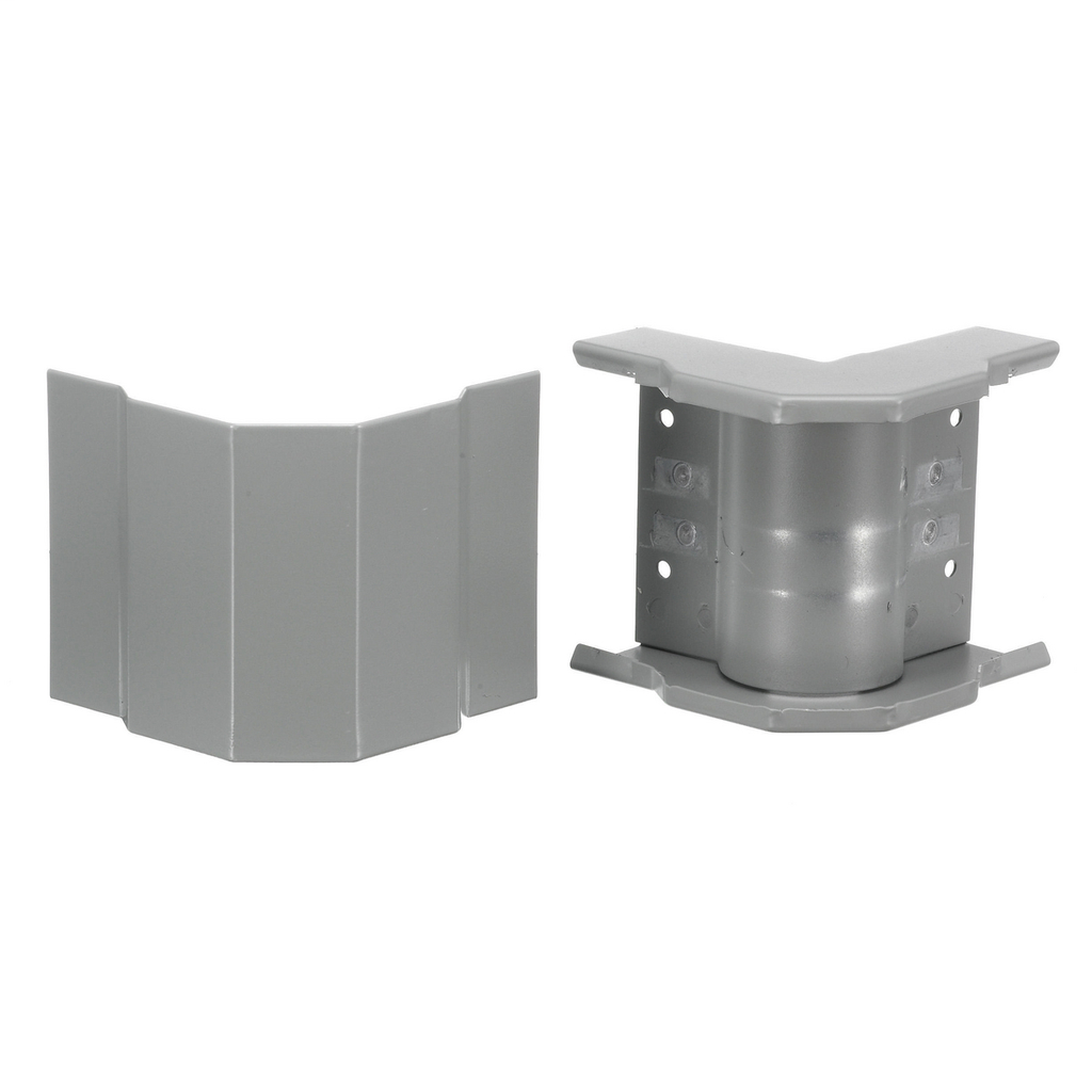Metal Raceway, Large Radius External Elbow, HBL4750 Series, Gray