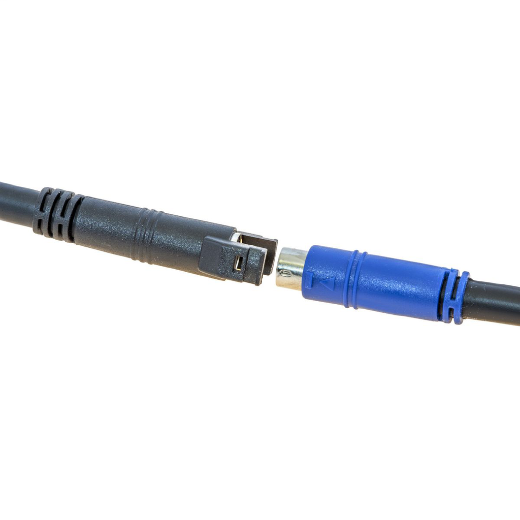 Patch Cord, AV, 8-Pin, Plenum, Black, 100'