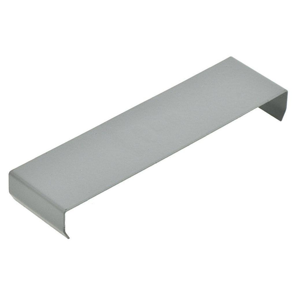 Metal Raceway, Cover Clip, HBL3000 Series, Gray