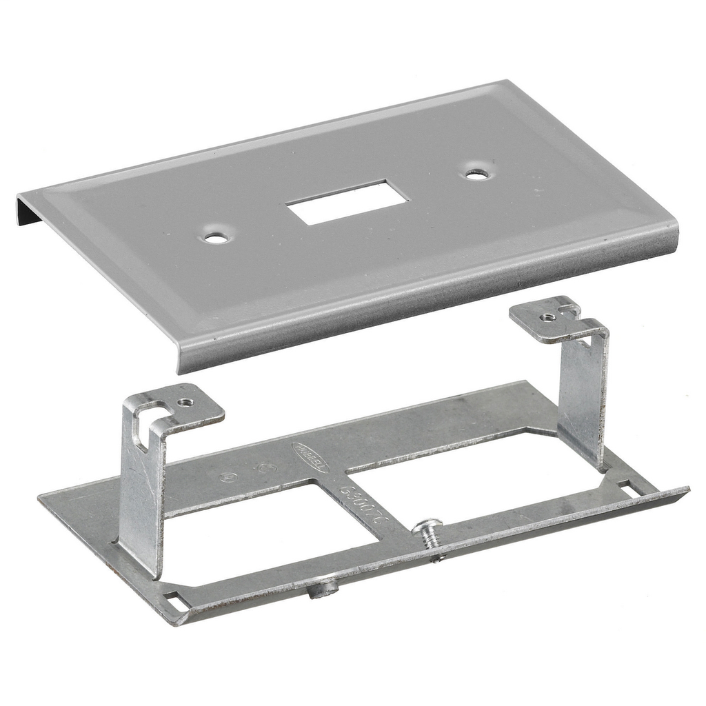 Metal Raceway, HBL3000 Series, Raceway Plate, Toggle Opening, Gray