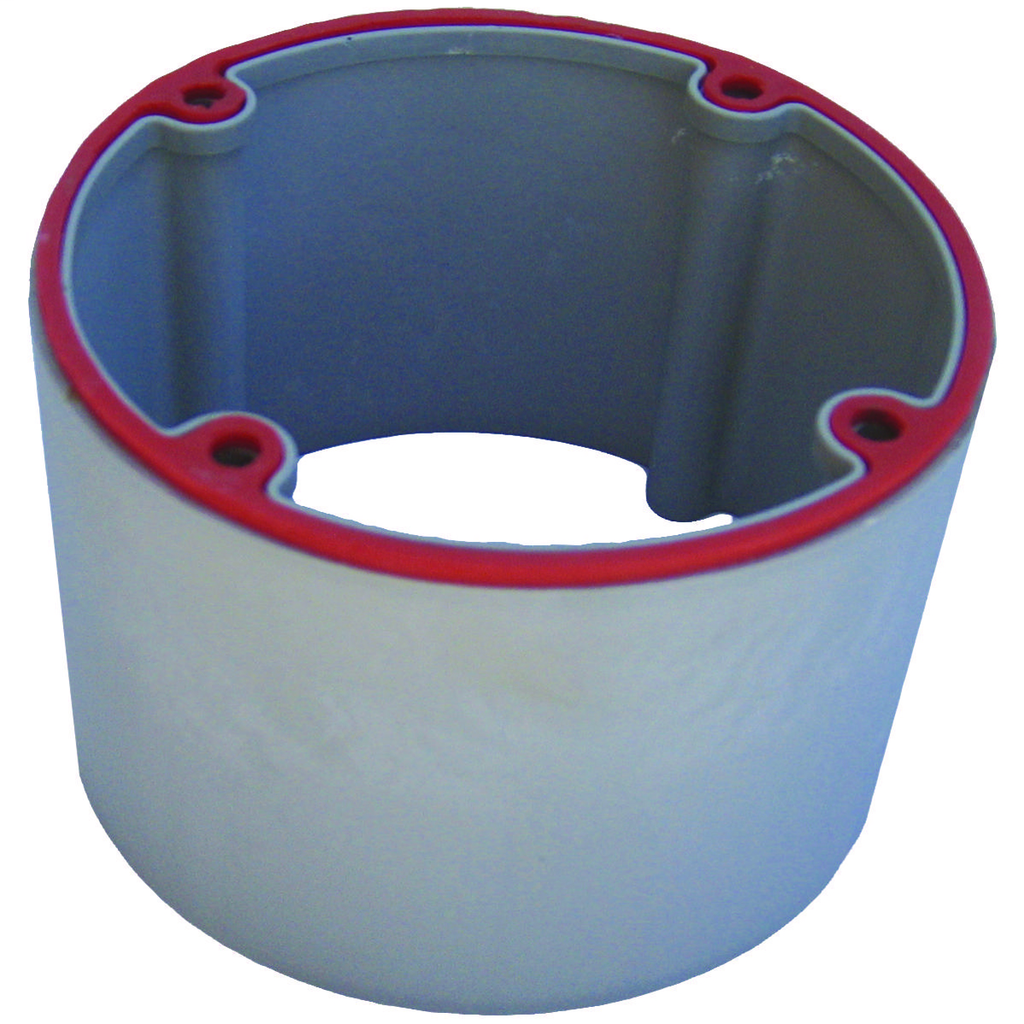NV2 Series - Gray Non-Metallic Extension For Wall Mount Light Fixture With Reflector