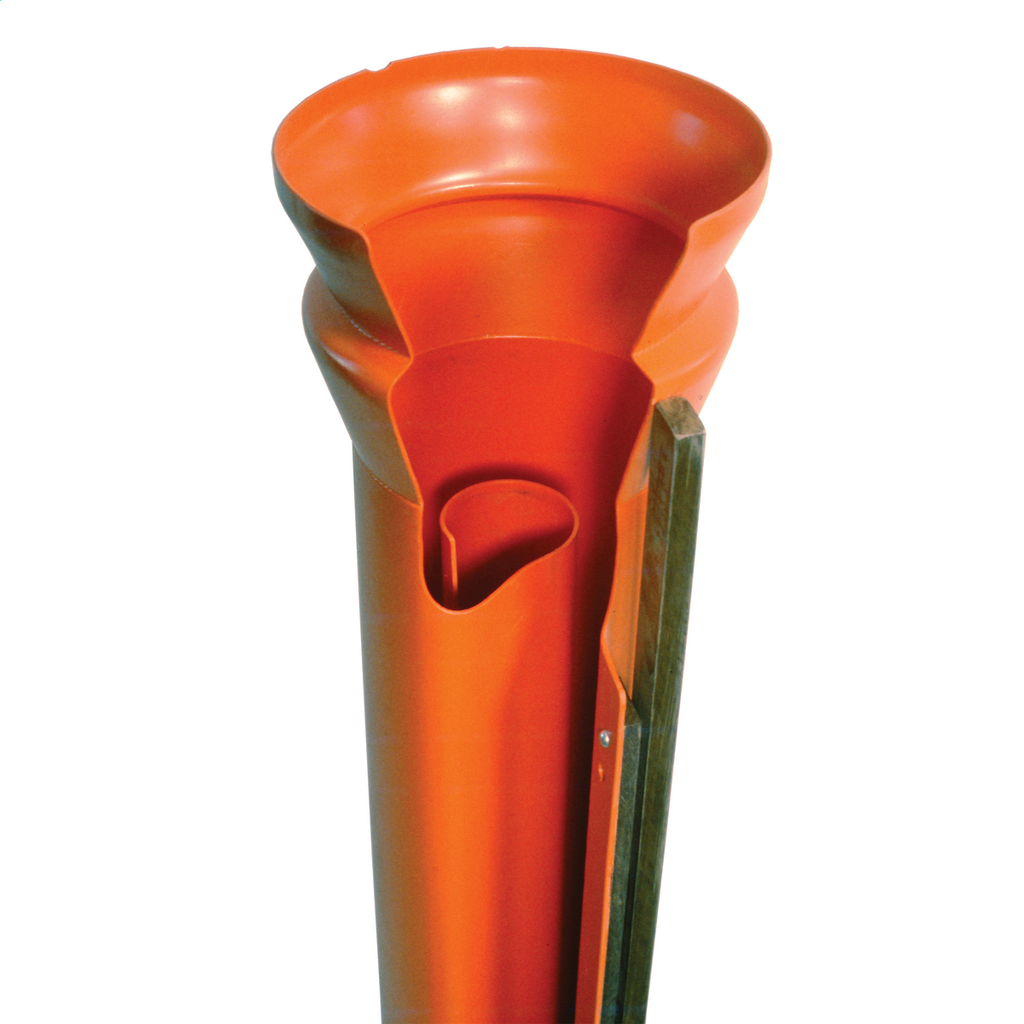 A 4- or 6-foot long retractable Epoxiglas handle or Clampstick adapter provides for ease of installation from a bucket or platform, in single units or linked together.