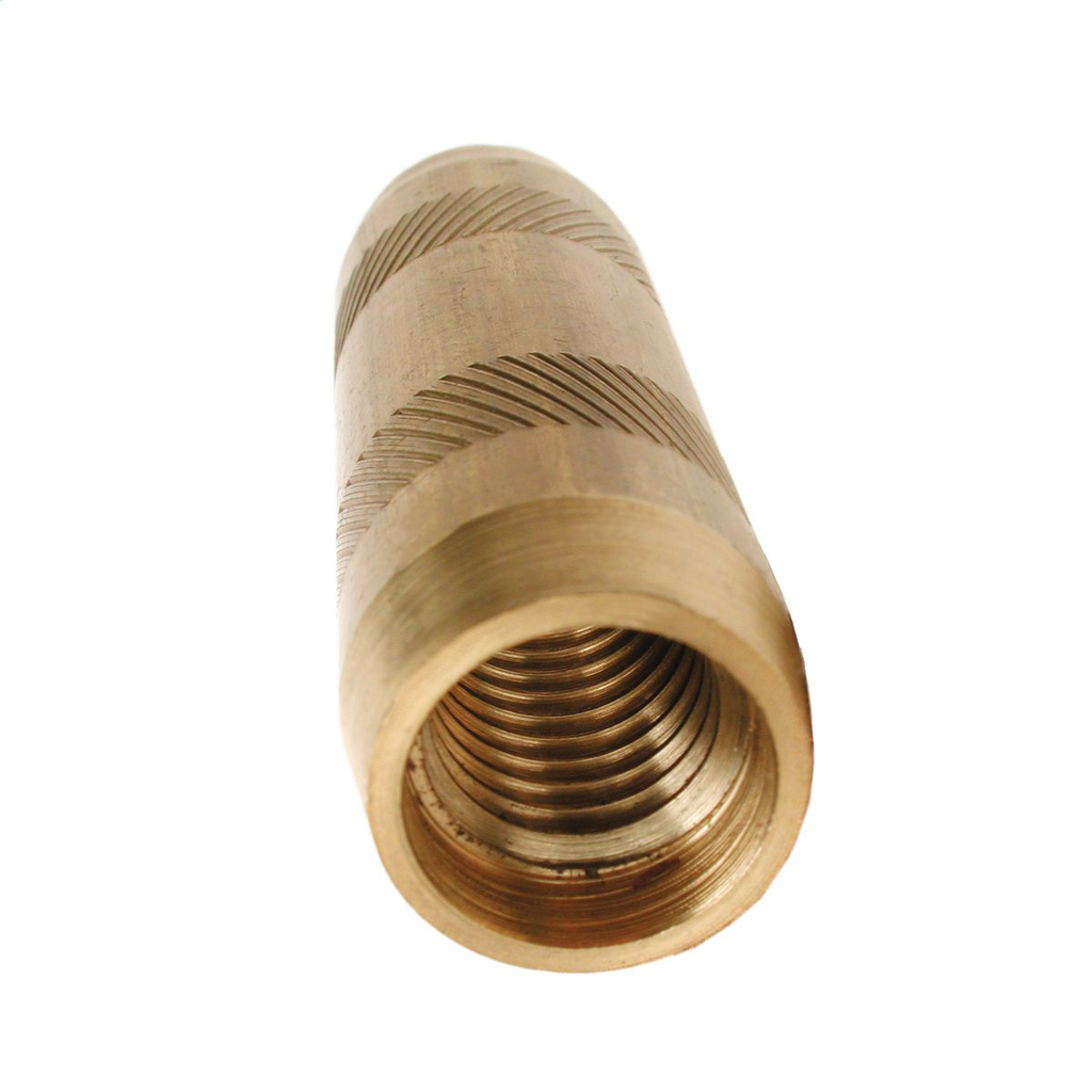 Ground Rod Coupling, for threaded Copperbonded 3/4" diameter rods.