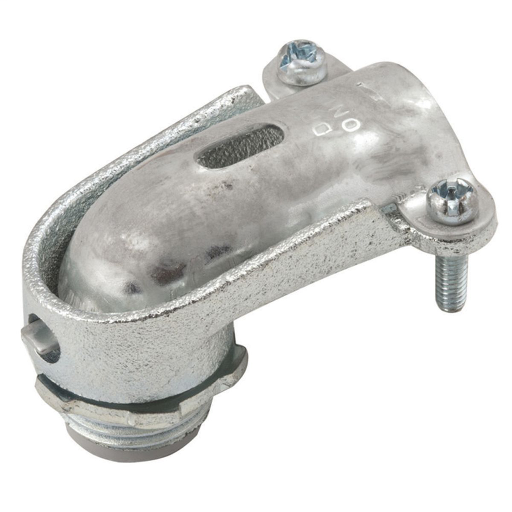 1/2 in. 90 Degree Flex/AC Squeeze Connector, Insulated