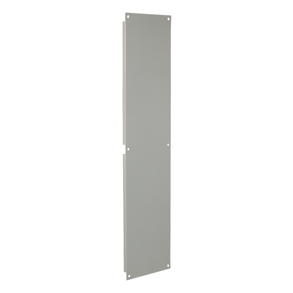 Full-Panel Double Door Freestanding 78X44 Carbon Steel - White
