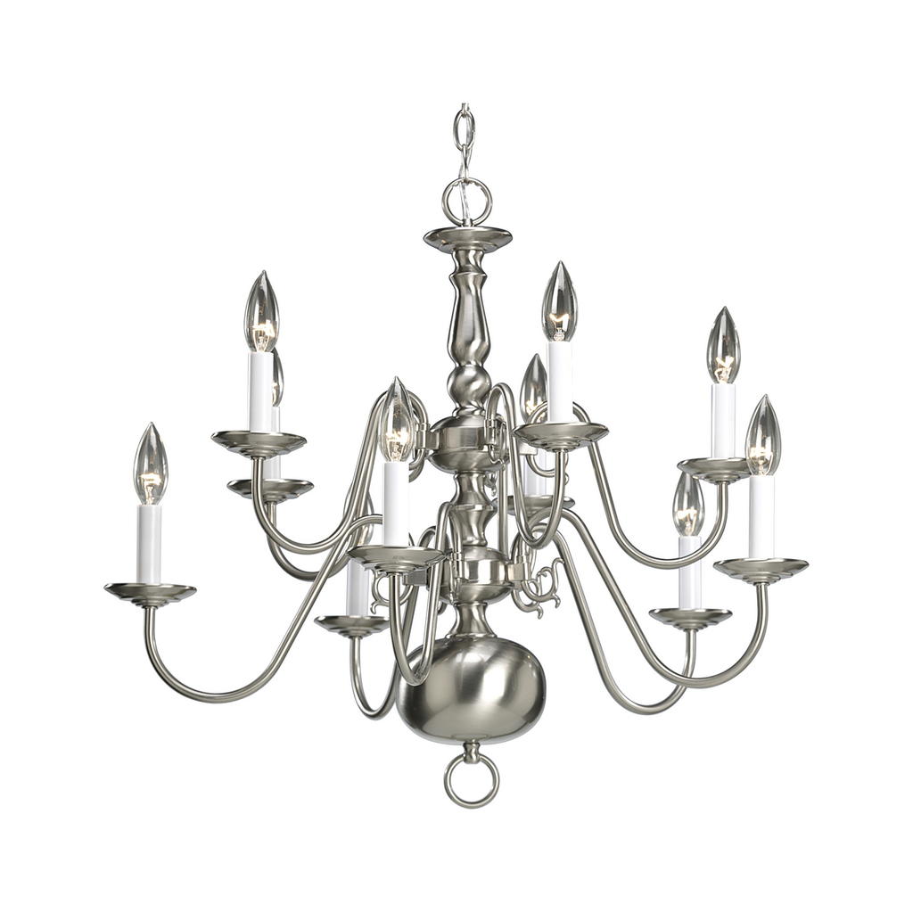 Americana Collection Ten-Light, Two-Tier Chandelier - P4358-09