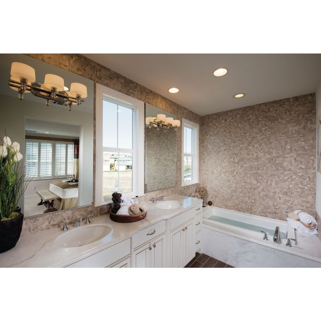 Fortune Collection Three-Light Bath & Vanity - P2927-104WB