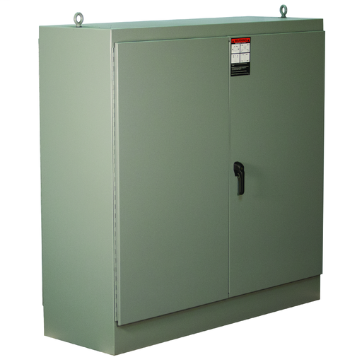 N12 Two Door Dual Access Freestanding 72X60X36 Carbon Steel - Gray
