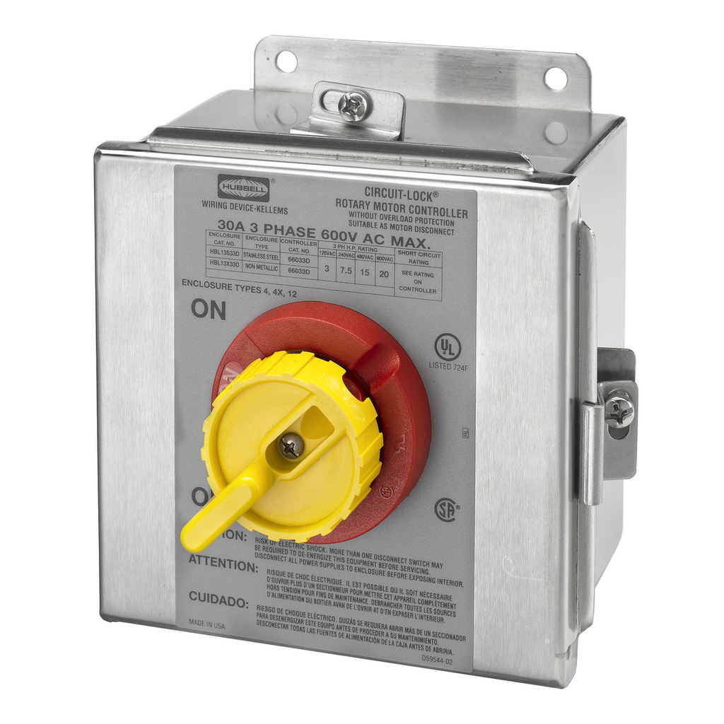 Circuit-Lock Manual Motor Controllers & Disconnects