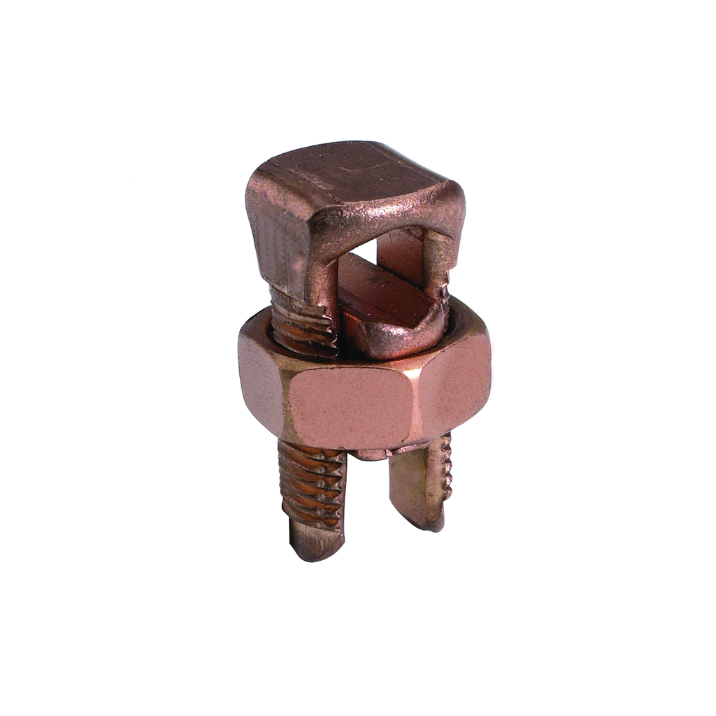 Copper Split Bolt, Cu: 1/0 AWG (Str)-350 kcmil (Run & Tap)