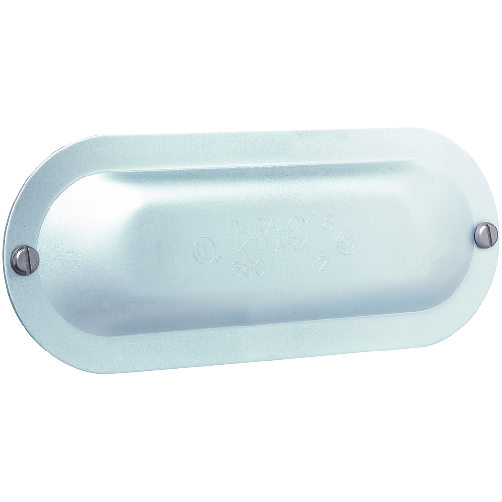 Hubbell Electrical Systems 680S 2 Inch Galvanized Steel Conduit Body Cover Hubbell Electrical Systems 680S 2 Inch Galvanized Steel Conduit Body Cover