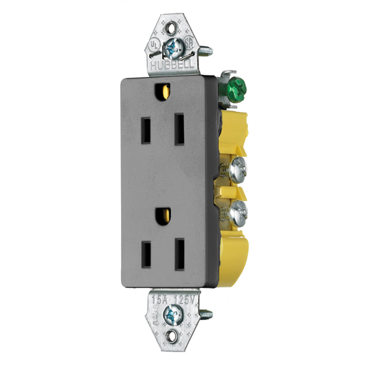 Product image for HWDK RRD15KGY RESI DUP RCPT, 15A 12