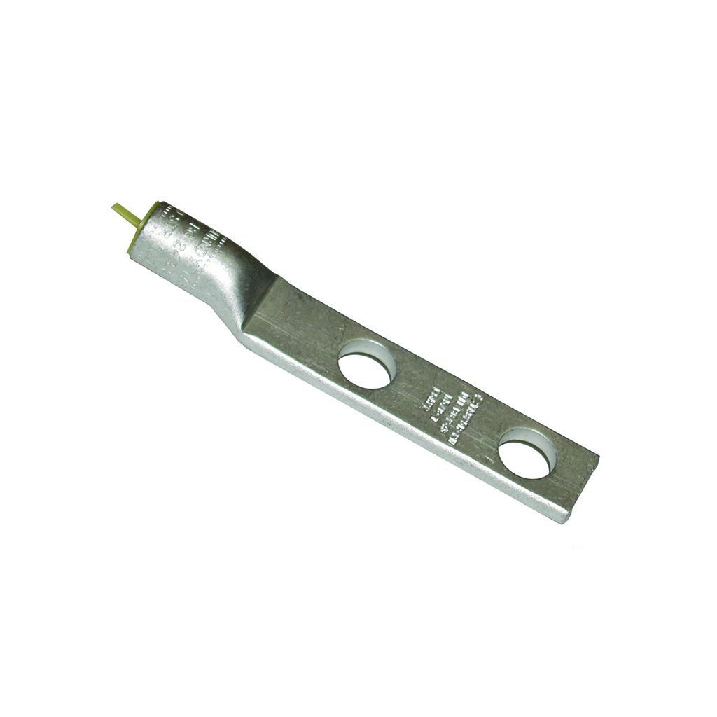 Burndy YAS33R2N 400 MCM Aluminum Straight Stacking 2-Hole Compression Terminal Lug Burndy YAS33R2N 400 MCM Aluminum Straight Stacking 2-Hole Compression Terminal Lug