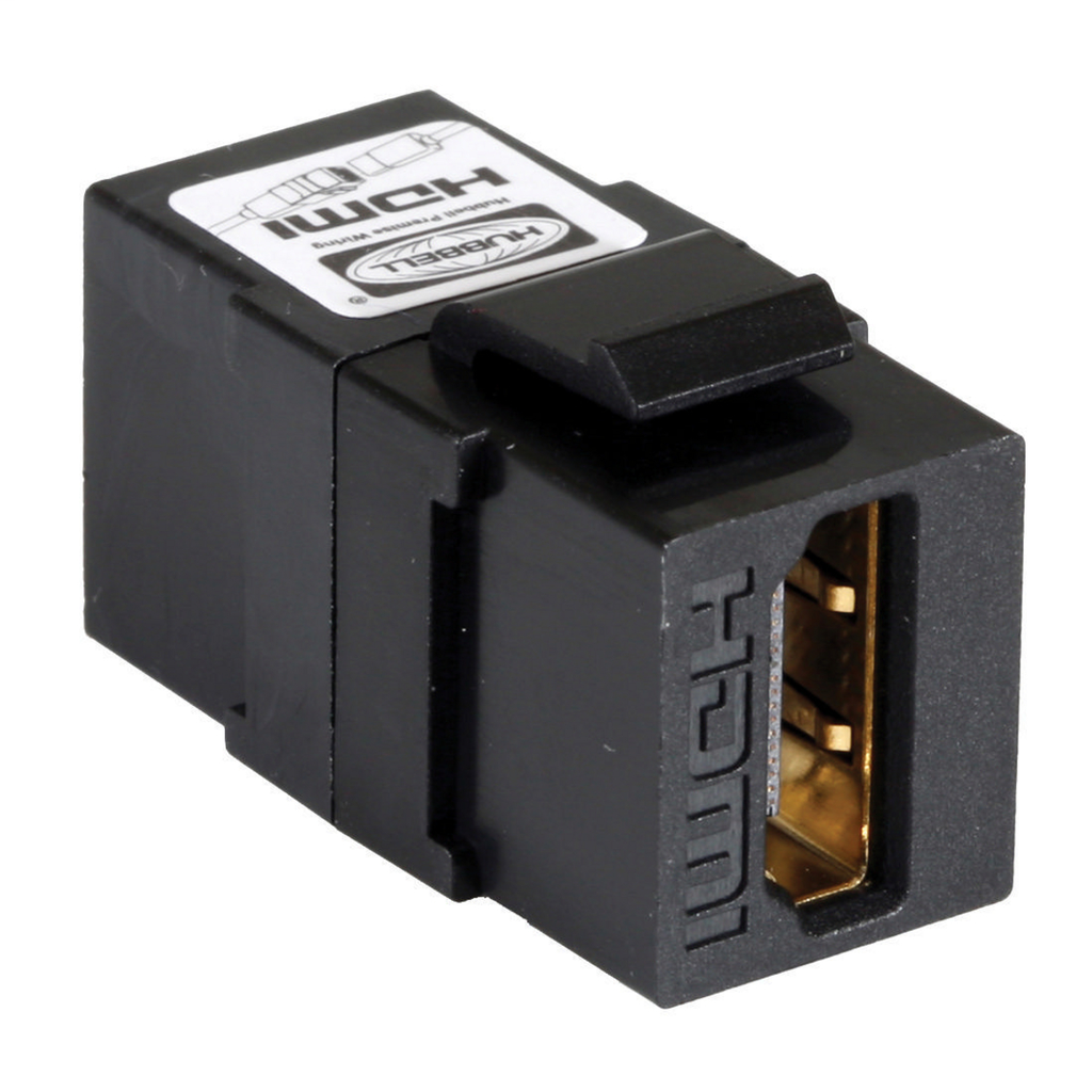 HDMI, Keystone, Snap-Fit, ScrewTerminals, 1.4, A/A, Black