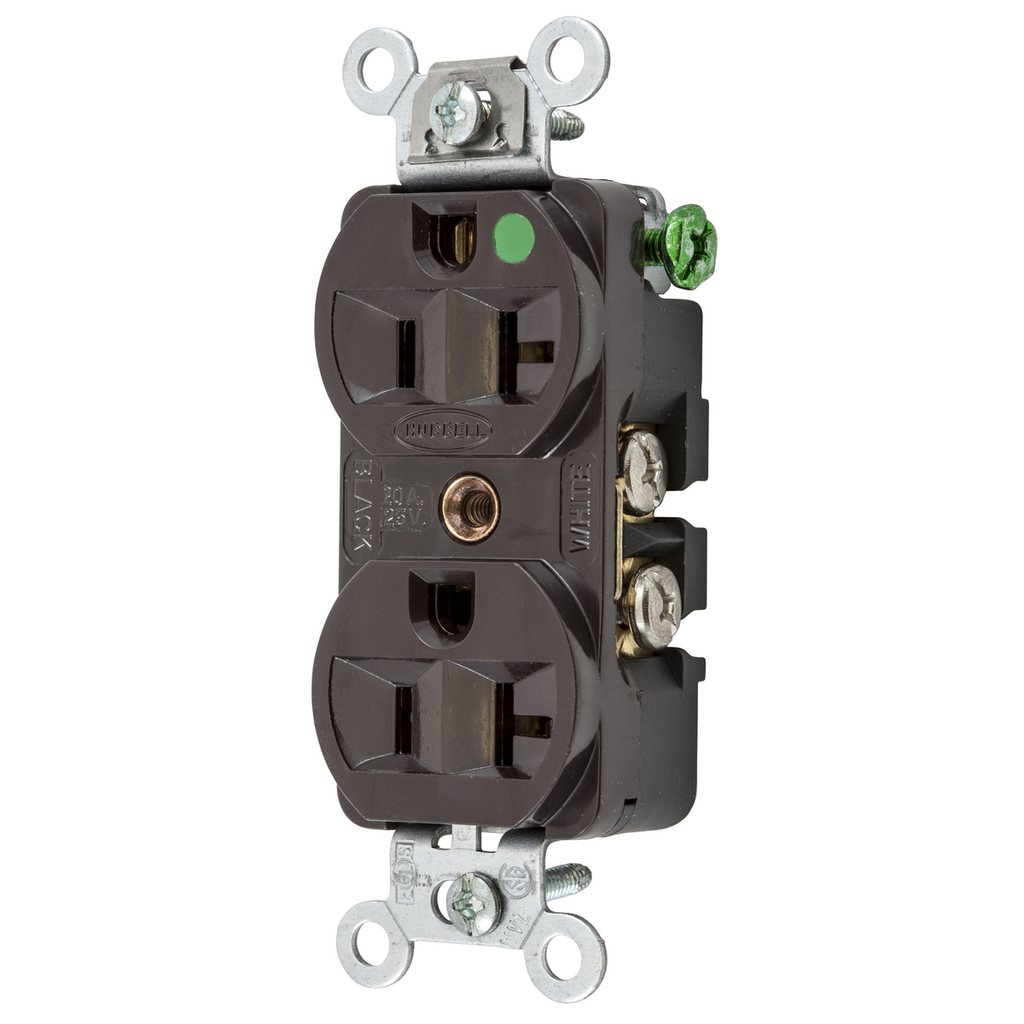 Hospital Grade Duplex Receptacle -Slender/Compact