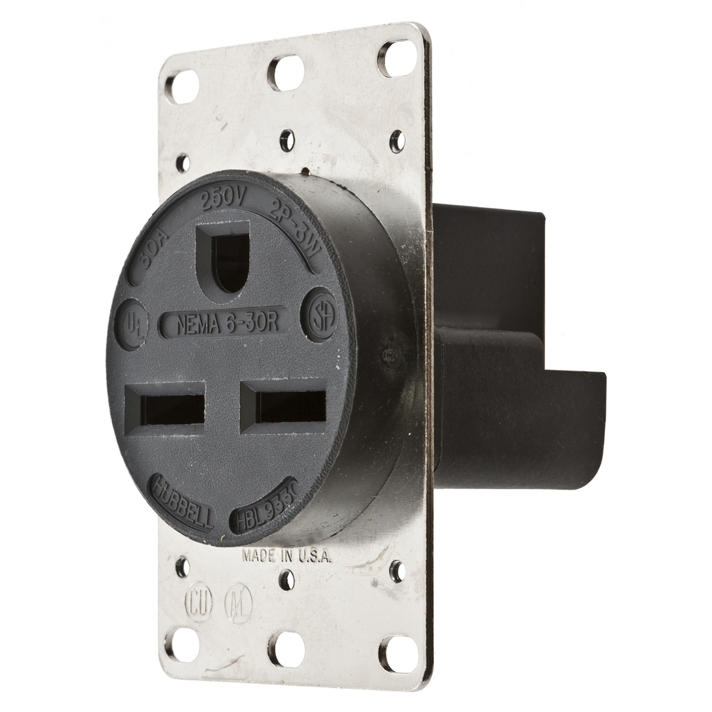 Hubbell HBL9330 GRD RCPT NEMA N6-30R