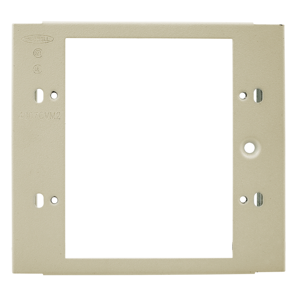 HBL4750 Series Metal Raceway, Raceway Plate, Ivory