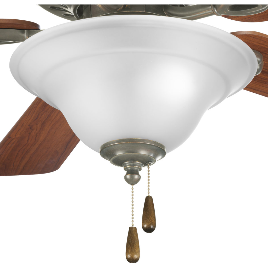 Trinity Collection Three-Light Ceiling Fan Light - P2628-20
