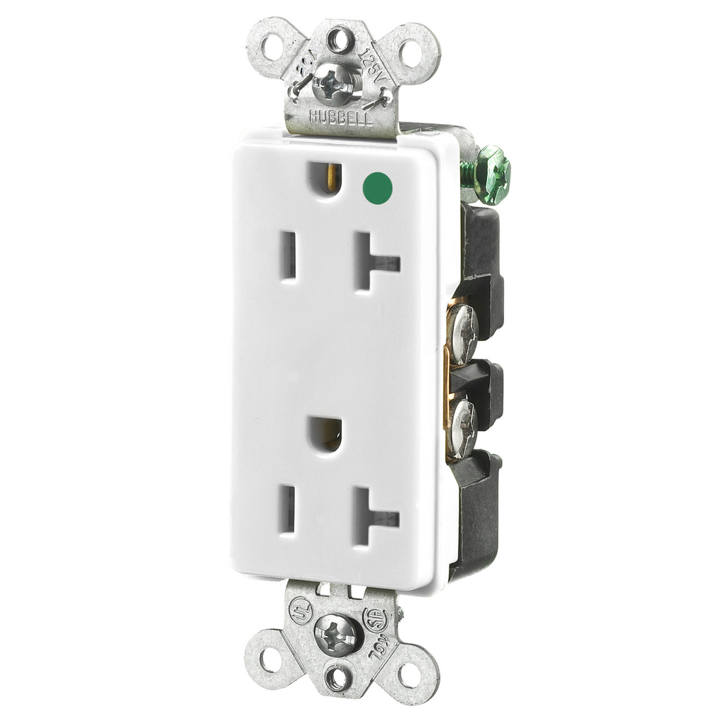 Hospital Grade StyleLine Duplex Receptacle