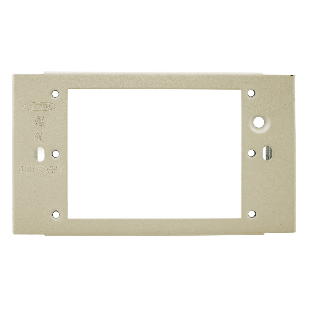 HBL4750 Series Metal Raceway, Raceway Plate, Ivory