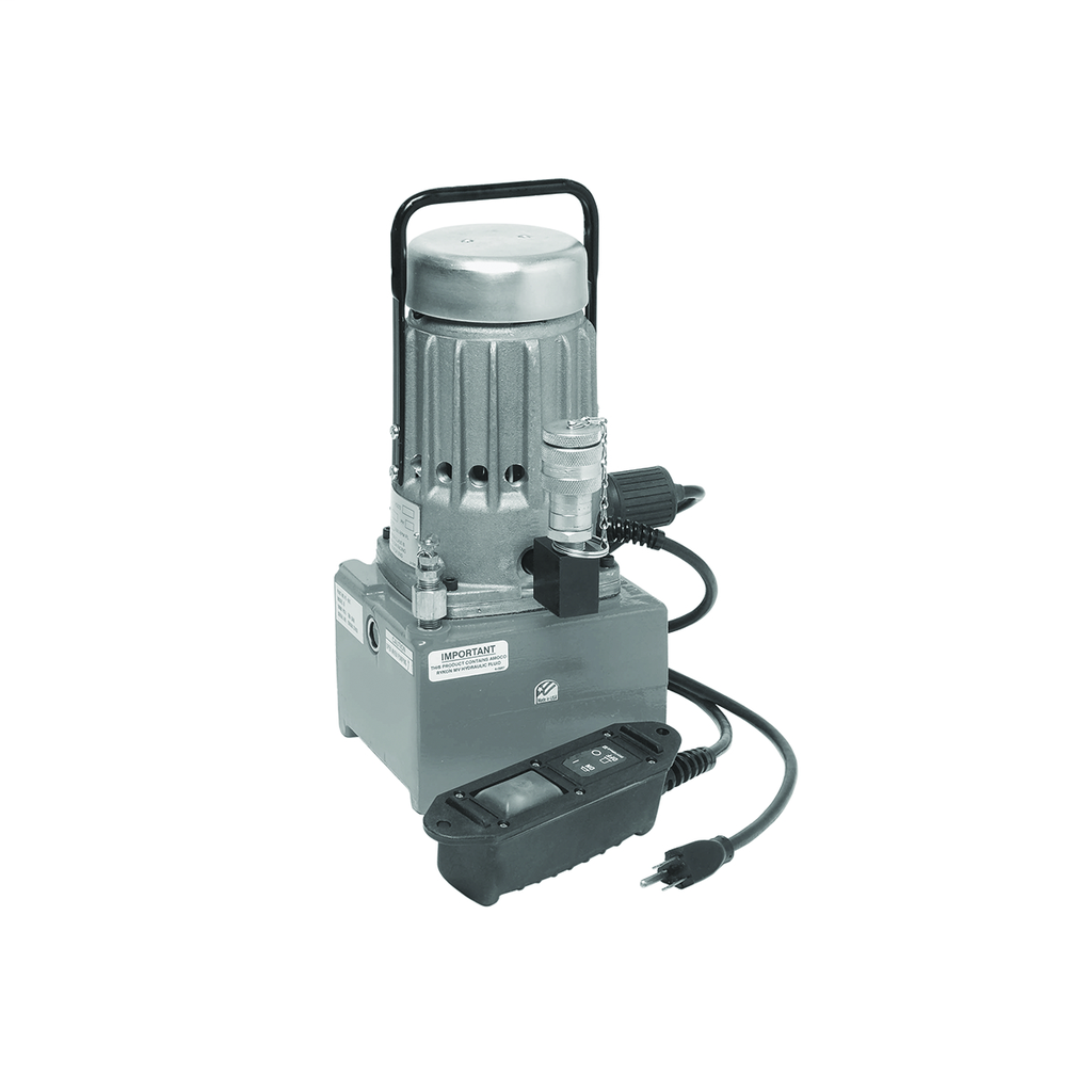 Electric Hydraulic Pump, 10000 PSI Output Pressuer, Weight 28 lbs, Reservoir Volume: 1.61 Quarts
