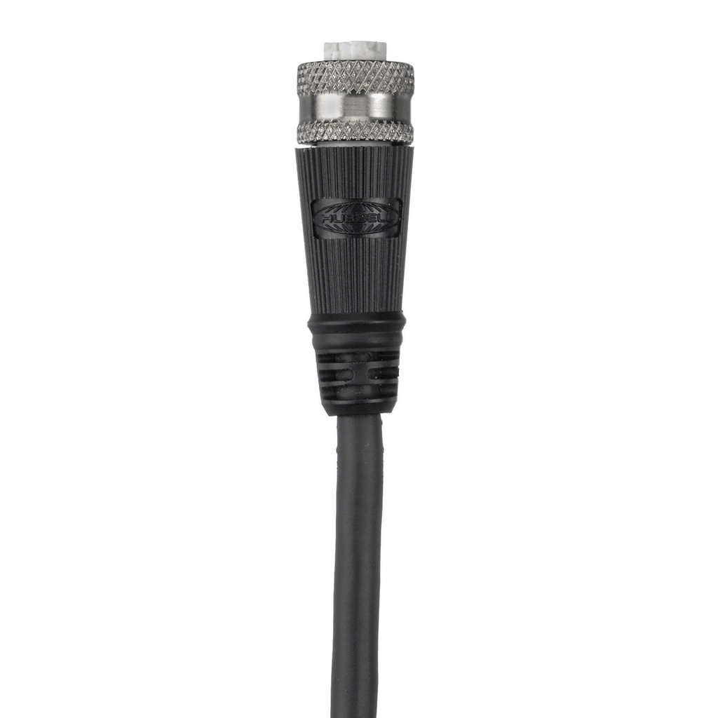 Product image for Hubbell HPMS08112 Mini-Quick, Male Straight Plug, MET, 8P, 16/8, 12'
