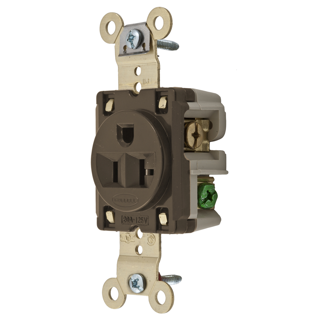 HBL Extra Heavy Duty Specification Grade Single Receptacle