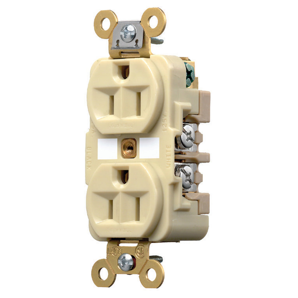 HBL Extra Heavy Duty Specification Grade Duplex Receptacle