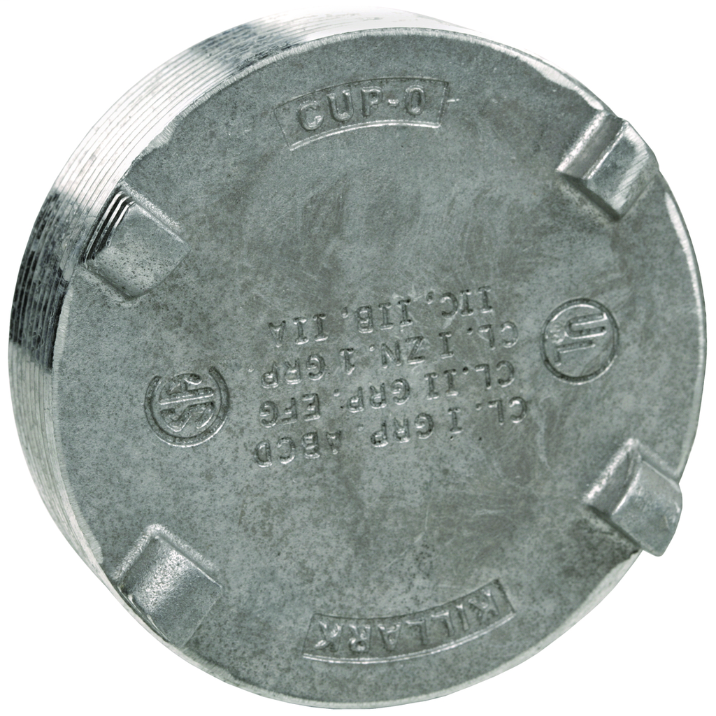 KLRK CUP-9 PLUG AL CLOSE UP 3-1/2" KLRK CUP-9 PLUG AL CLOSE UP 3-1/2"