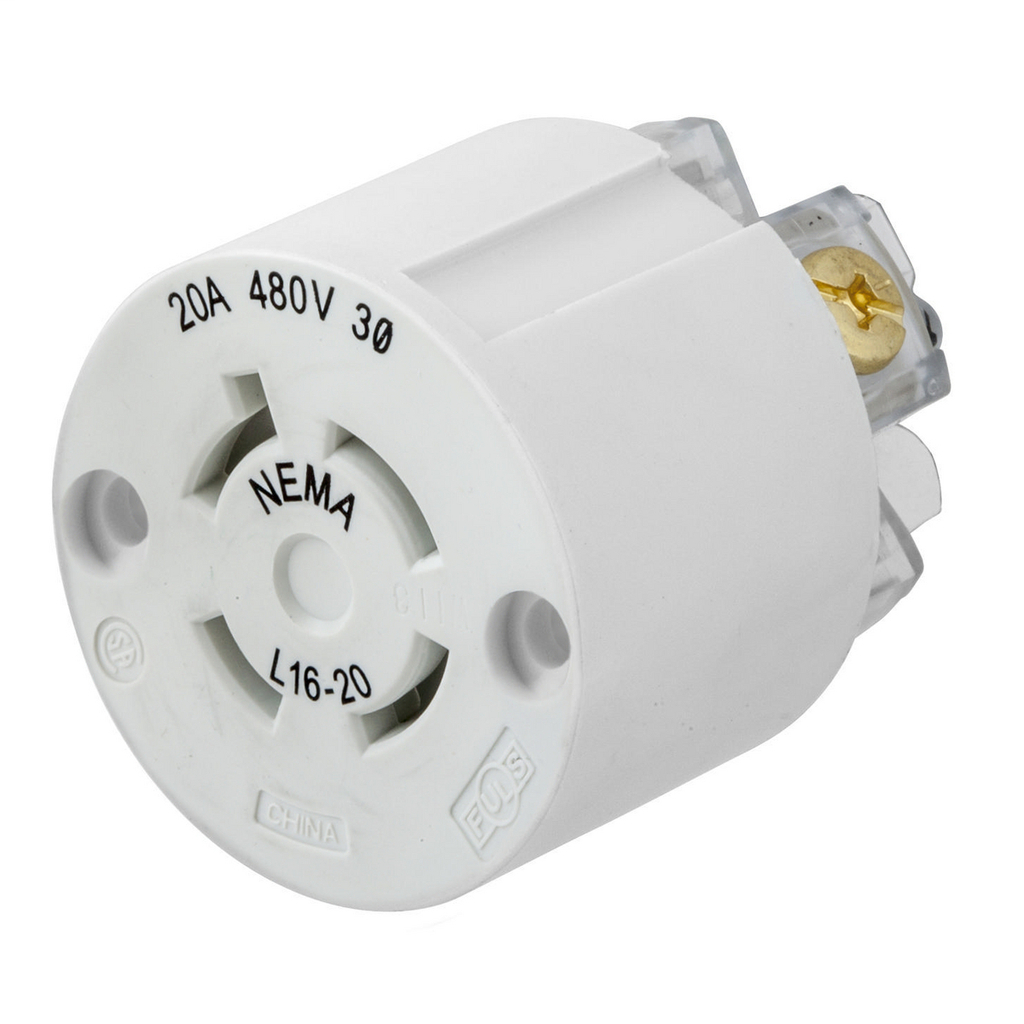 Interior, 20A 3ph 480V, L16-20R