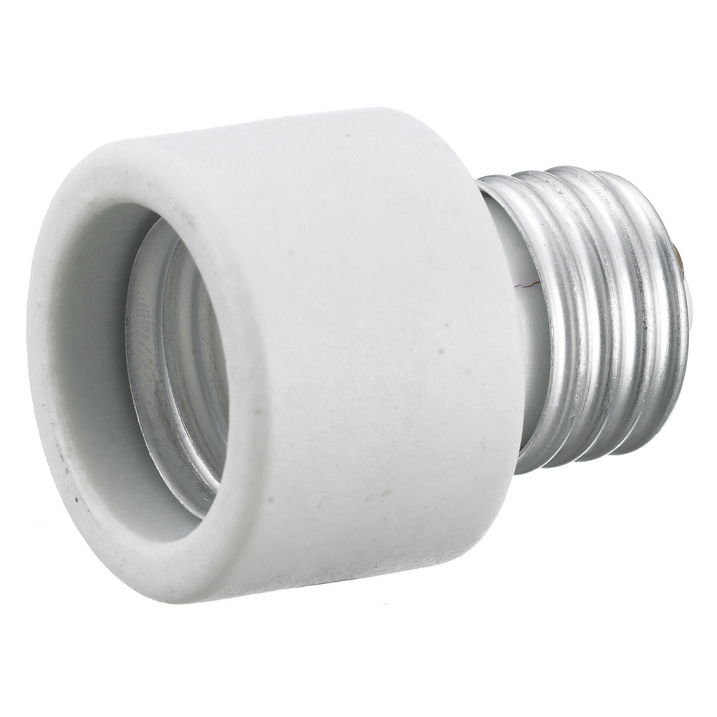 Lamp Holders and Sockets, Socket Extension, Medium to Medium, Porcelain