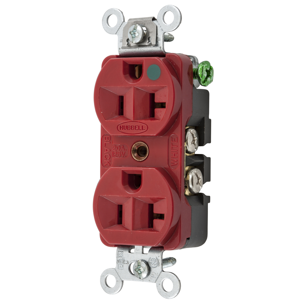 Hospital Grade Duplex Receptacle -Slender/Compact