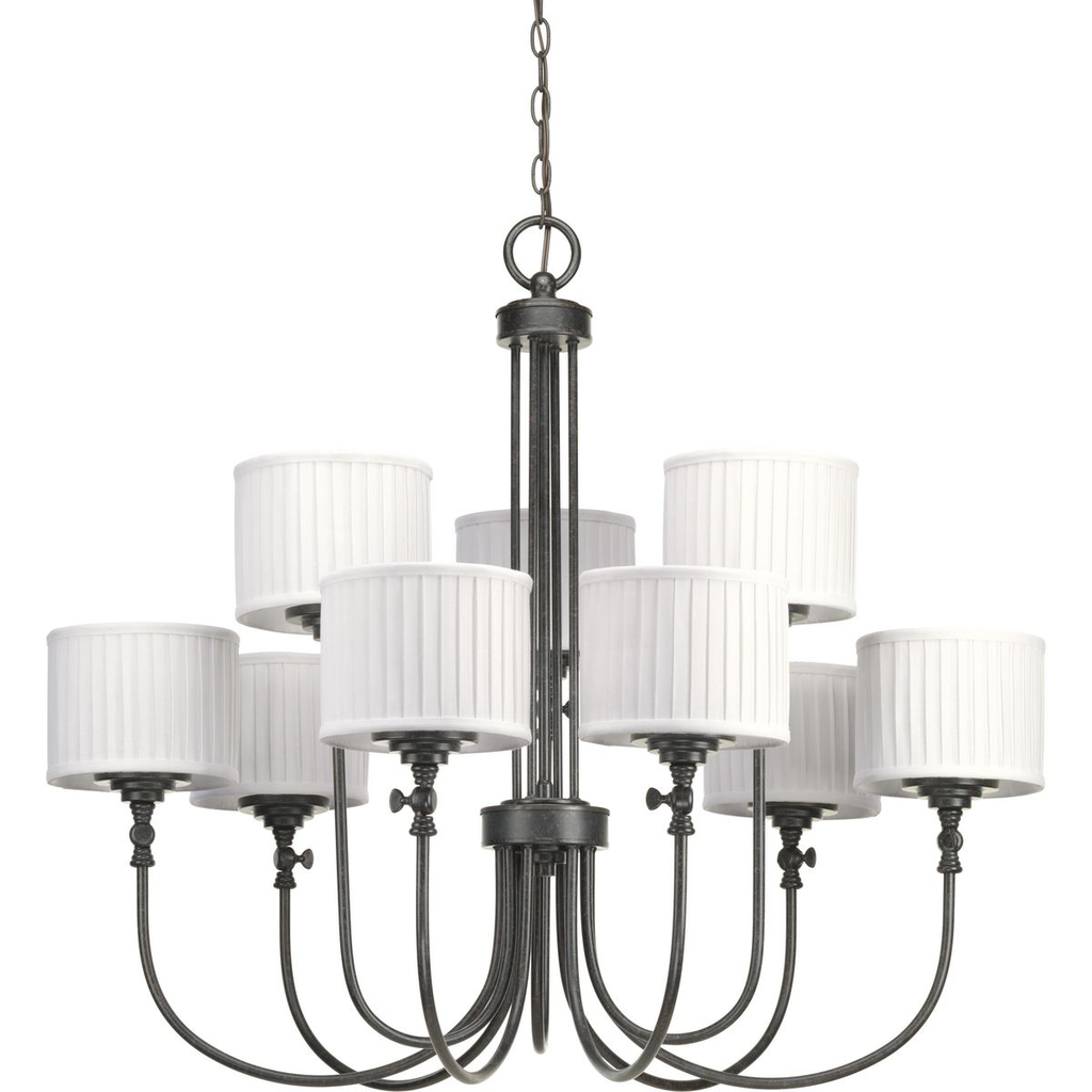 Product image for PROG P4712-84 9-100W MED CHANDELIER